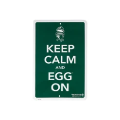 Big Green Egg Tekstbord Groen Keep Calm And Egg On