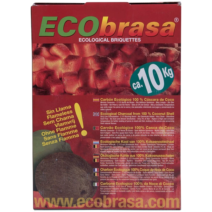 Ecobrasa Kokosbriketten Cubes 10 Kg